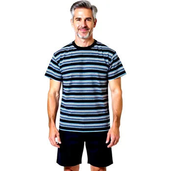 Pánské pyžamo Pánské Pyžamo Krátké FOLTÝN PK 547 Velikost: XL