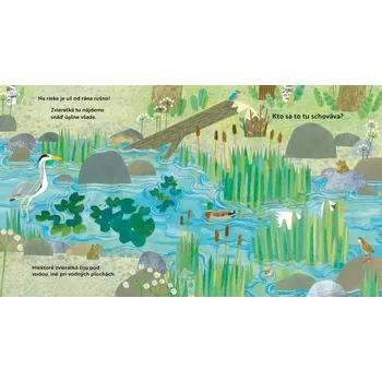 První čtění Kto sa to tu schováva? PRI RIEKE – Knižka s odklápacími okienkami