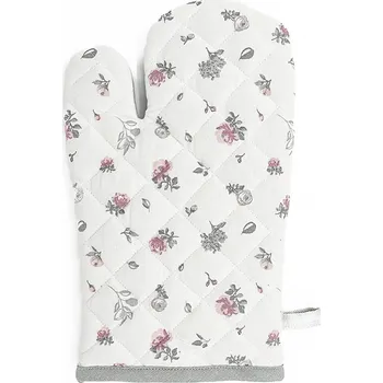 Chňapka Kuchyňská chňapka KYTKY QK-129, růžovo-šedá, 28x18cm