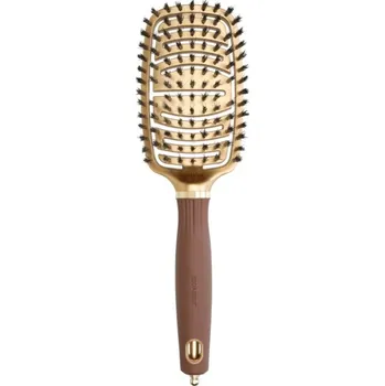 kartáč na vlasy Olivia Garden Expert Flex Gold & Brown kartáč