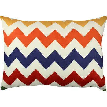 Povlak na polštářek ASIR Polštář A50922 bílý s barevnými pruhy