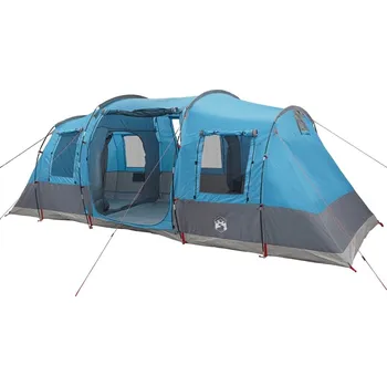 Stan OMAXI Kempingový stan tunel pro 4 osoby modrý nepromokavý 656491