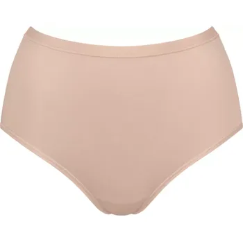 Dámské spodní prádlo Dámské kalhotky GO Daily Cotton Highwaist - BROWN - sv. hnědá 00LZ - SLOGGI BROWN M