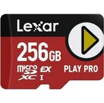 Lexar paměťová karta 256GB PLAY Pro microSDXC™ Express 7, čtení/zápis 900/600 MB/s