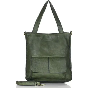 Kabelka Kožená kabelka Marco Mazzini MM234 zelená