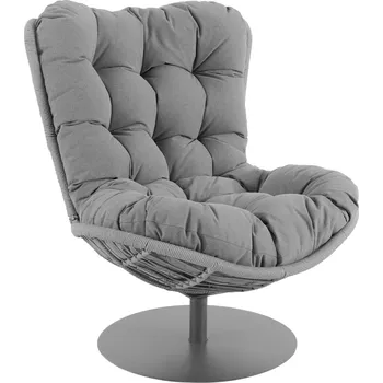 Křeslo di volio Zahradní křeslo otočné Salo šedý