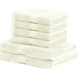 Set 2 světle béžových osušek a 4 ručníků DecoKing Bamby Ecru ID_1076964