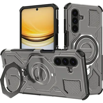 Pouzdro na mobilní telefon Techsuit - Carbon Shield PRO - Samsung Galaxy A57 5G - Kouřová černá