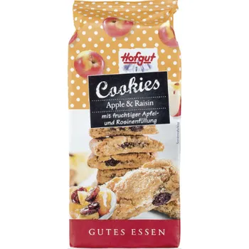 Cukrovinka Hofgut Cookies Apple Raisin 225 g