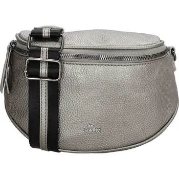 Ledvinka Charm London ledvinka přes rameno Charm London stříbrná