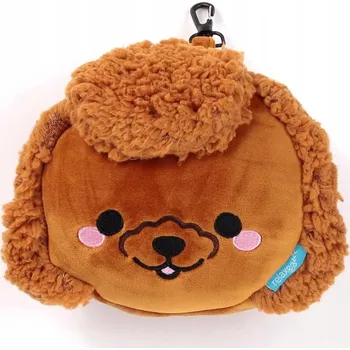 Polštář Cestovní Polštář Gigi-Adoramals CUSH351 PUCKATOR s motivem pudla a maskou na oči