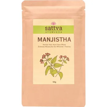 Pleťová maska Prášková maska na obličej/krk/dekolt Sattva