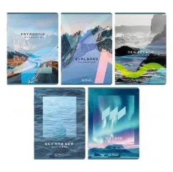 Set školních potřeb Zeszyt A5/32K kratka Solarpunk (10szt) HERLITZ