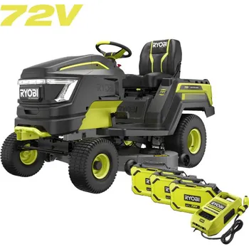 Sekačka RYOBI RY72TMX117 72V Bezuhlíkový zahradní rider, šířka záběru 117 cm 5133006303
