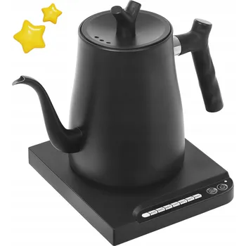 Rychlovarná konvice BEZPEČNÁ RYCHLOVARNÁ KONVICE 1L 1000W S DŘEVĚNOU RUKOJETÍ