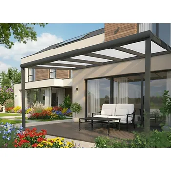 Pergola LanitPlast SKYLUX CLIMALUX 4,0 x 3,5 m antracit