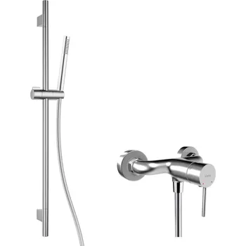 Sprchový set kielle Oudee - Sprchový set s baterií, tyčí, hadicí a sprchovou hlavicí EcoSpare, chrom 20602SN20