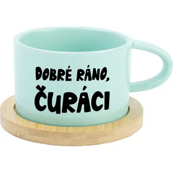 DOBRÉ RÁNO, ČURÁCI - mint hrníček makronka 200 ml