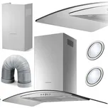 Kuchyňská digestoř 90 cm ostrovní LED BT-224 Berdsen