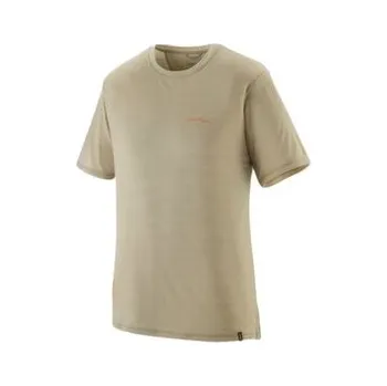 Pánské oblečení Patagonia Capilene Cool Merino Graphic Shirt Men Multi-Pitch: Weathered Stone hnědá L