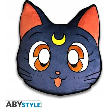 Polštář Polštář film, kniha, komiks polštář KOČKA KOTĚ Sailor Moon jako dárek LUNA S KOČKOU 3D 35 x 10 cm