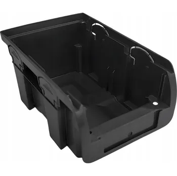 Úložný box Černá úložná dílenská nádoba/box č. 2 - 160x102x75 mm