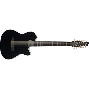Strunný nástroj Godin A12 Black HG + prodloužená záruka 3 roky