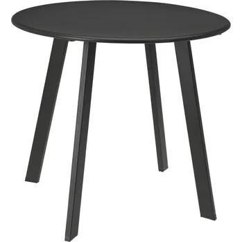 Zahradní stůl Zahradní stůl kulatý kovový 50 x 45 cm tmavě šedá KO-X99000170