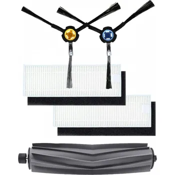 Sada příslušenství pro robotický vysavač HEPA filtry a kartáče pro vysavač ZACO A9s sada 5ks