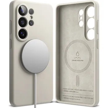 Telefonní příslušenství Ringke - Silicone MagSafe - Samsung Galaxy S26 Ultra - Kamenná šedá