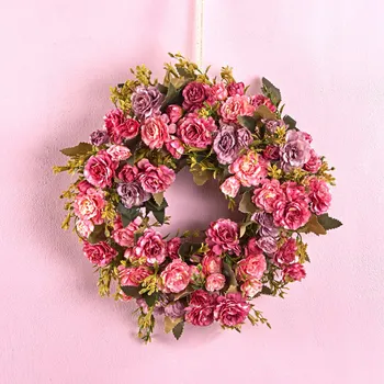 Věnec 3Pagen Věnec s karafiáty průměr 30 cm