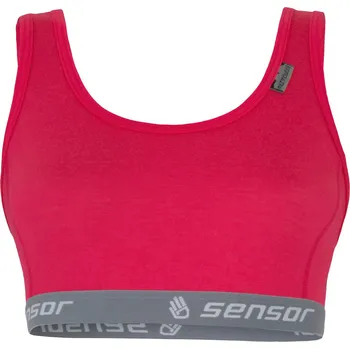 cyklistický dres Dámská podprsenka SENSOR MERINO ACTIVE magenta L