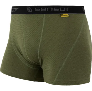 cyklistický dres Pánské trenky SENSOR MERINO DF safari green XXL