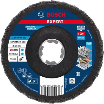 Brusný kotouč Bosch Professional BOSCH Kotouč EXPERT N475 SCM X-LOCK, 125 mm, hrubý 2608901473