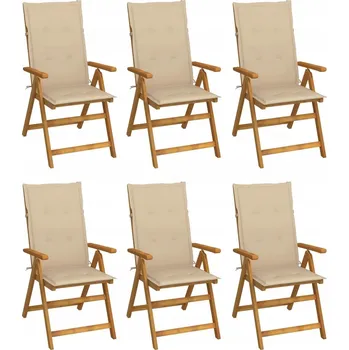 Zahradní židle VidaXL dřevěná hnědá