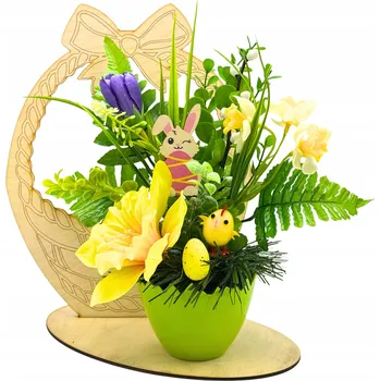 Velikonoční dekorace Velikonoční dekorace Dekorace Košíček na Velikonoce Sváteční vazba