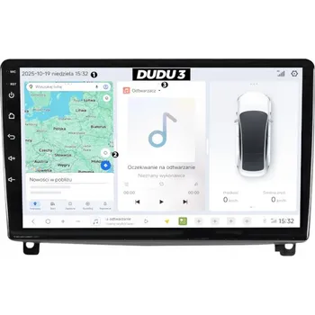 Autorádio AUTORÁDIO S GPS NAVIGACÍ PEUGEOT 407 2004-2011 ANDROID QLED 4/64GB