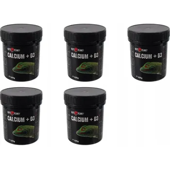 Teraristika Krmivo Repti Planet doplňkové Calcium+D3 125g / balení 5 ks