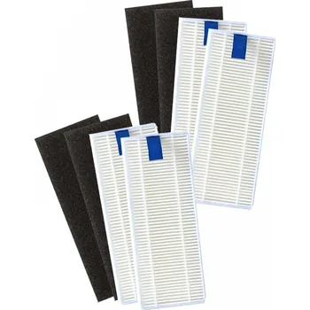 Filtr do robotického vysavače HEPA Filtry pro vysavač ROWENTA RR8225WH X-Plorer Serie 45 a mikrofiltry 4ks