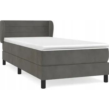 Postel Jednolůžková dřevěná postel VidaXL 80x200 cm, šedá