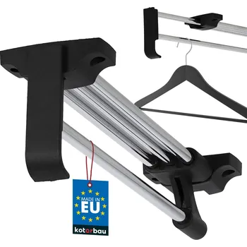 Věšák Výsuvný šatní věšák 250 mm - 245 mm