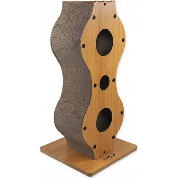 Škrabadlo Epic Pet ve tvaru osmičky s hračkou 30x30x61cm