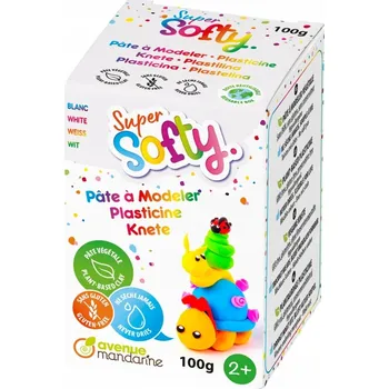 Modelovací hmota MODELOVACÍ HMOTA SUPER-SOFTY 100g ZLOMENÁ BÍLÁ