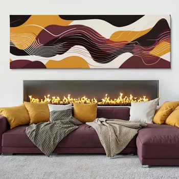 Obraz Obraz na plátně - Meandry zapomnění FeelHappy.cz Velikost obrazu (šířka x výška): 60 x 20 cm