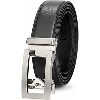 Opasek Moderní pánský černý pásek - muž