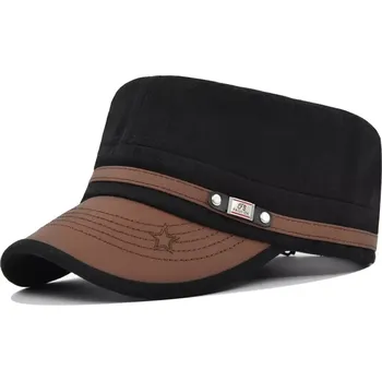 Kšiltovka Fashion Army čepice Classic style Hnědá