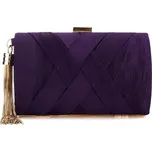 Společenské psaníčko se štrasem Blanca Tmavě fialová