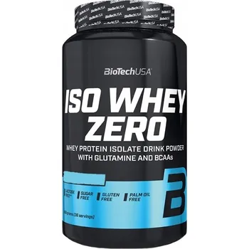 Protein Proteinový izolát WPI BioTechUSA prášek 908 g karamelový bez aspartamu