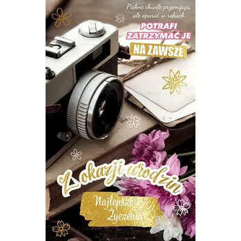 Armin Style PŘÁNÍ K NAROZENINÁM 130X210 S OBÁLKOU AS-04 ZLATÁ FÓLIE