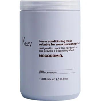 Vlasová regenerace KEZY MACADAMIA regenerační maska na vlasy 1000 ml